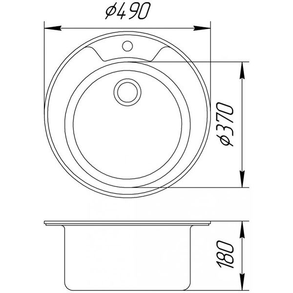 Мойка для кухни UP4826D 