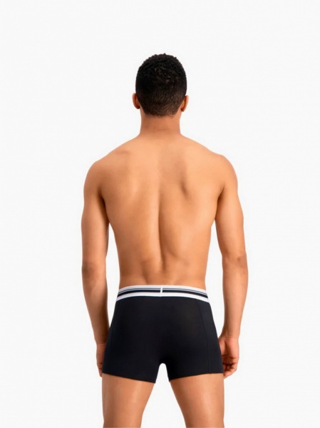 Трусы Puma PLACED LOGO BOXER 2P BLACK 90651903 р.S черный