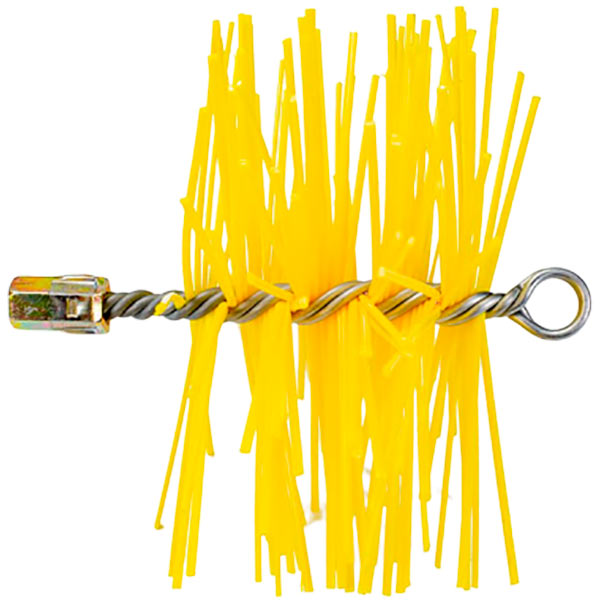 Щетка Savent пластиковая для чистки дымохода 180 мм желтый 