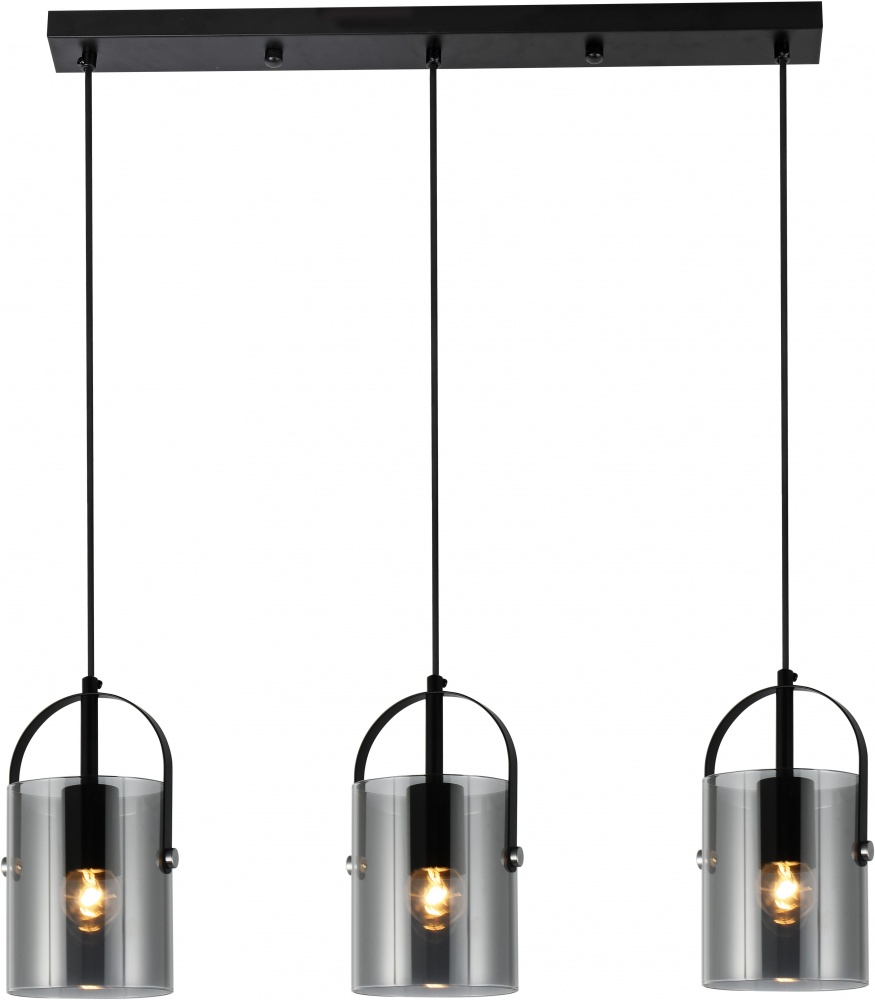 Світильник підвісний Sensio Columba 3x40 Вт E27 чорний ALG-74721/3L-Bl