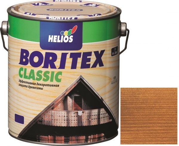 Лазур Helios Boritex Classic 3 тік мат 2,5 л