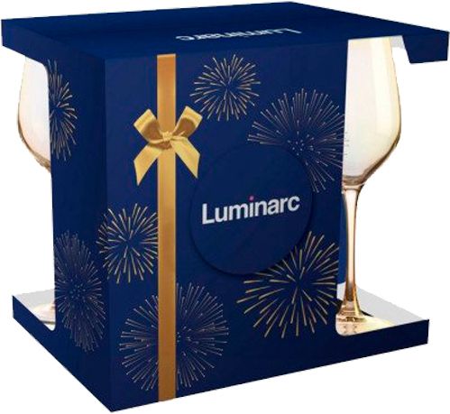 Набор бокалов для вина Селест Золотистый Хамелеон 270 мл 6 шт P1637/1 Luminarc