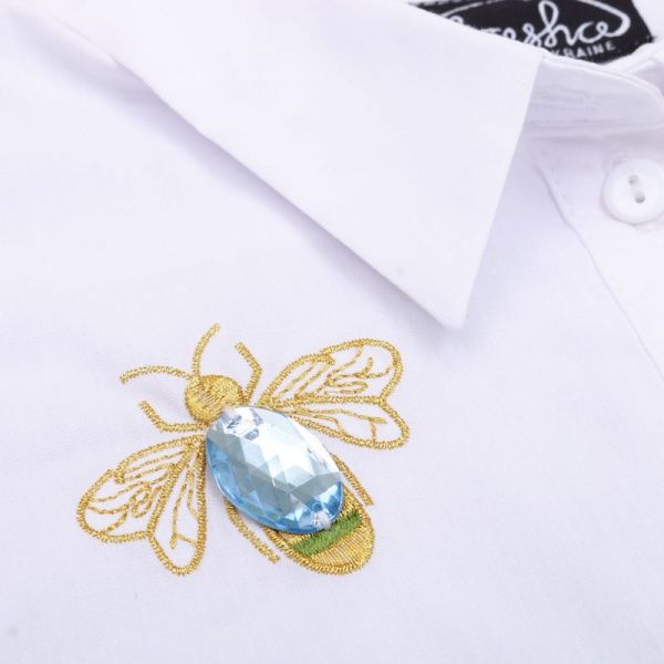 Блуза Україна 4004 р.152 белый 