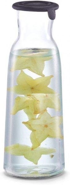 Графин с силиконовой черной крышкой 1000 мл 19671 Zeller