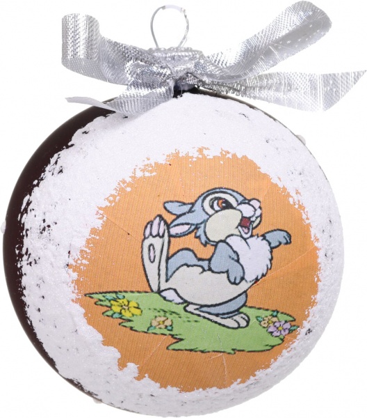 Шар новогодний Символ года-декупаж d 80 мм в ассортименте