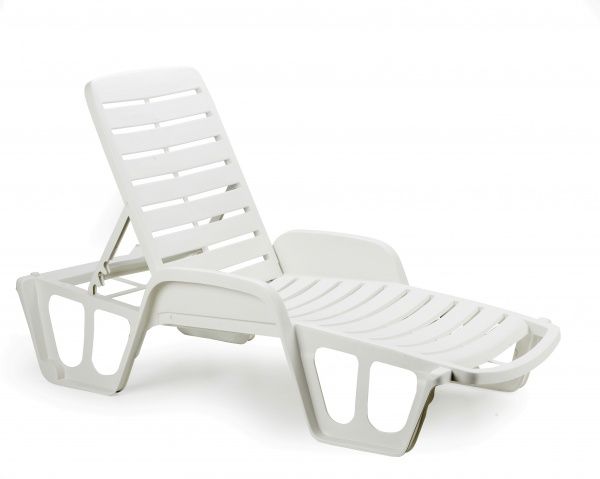 Лежак Ost-Fran FISSO белый 71x192 см 