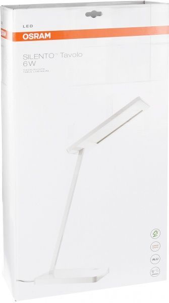 Настольная лампа офисная Osram Silento Tavolo Тouch dim 6 Вт белый 