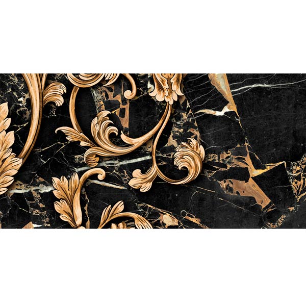 Декор Golden Tile Saint Laurent №4 9АC341 чорний 300х600 мм