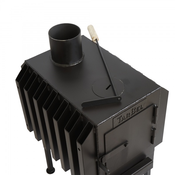 Печь-буржуйка конвекторная TARBEL 5кВт с конфоркой и кочергой