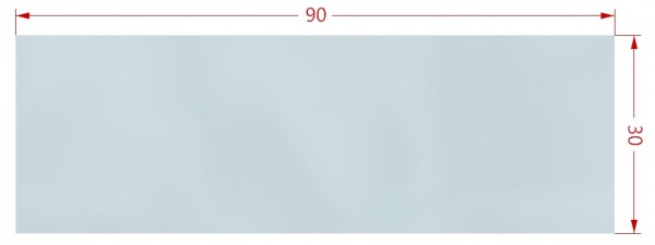 Плитка Ceramika Color Spettacolo Azzuro Rett SCP003 30x90 