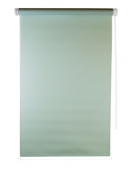 Ролета мини Лен Серый шелк 62x220 см светло-серая 