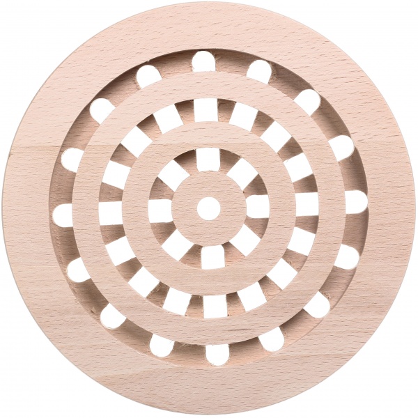 Підставка під гаряче кругла дерево D005 Fackelmann