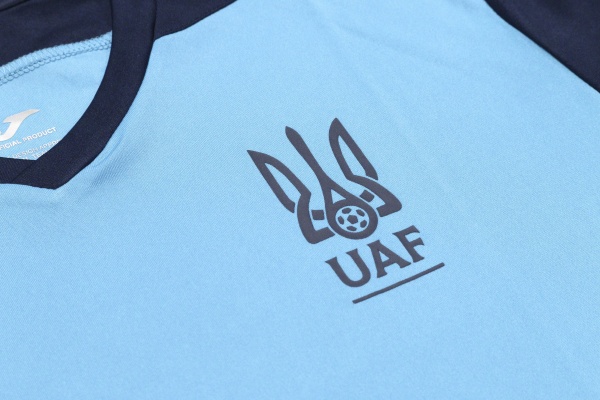 Футболка Joma CAMISETA MANGA CORTA STAFF ENTRENA. OPC. B FED. FUTBOL UCRAN AT10601A1221 р.M синій