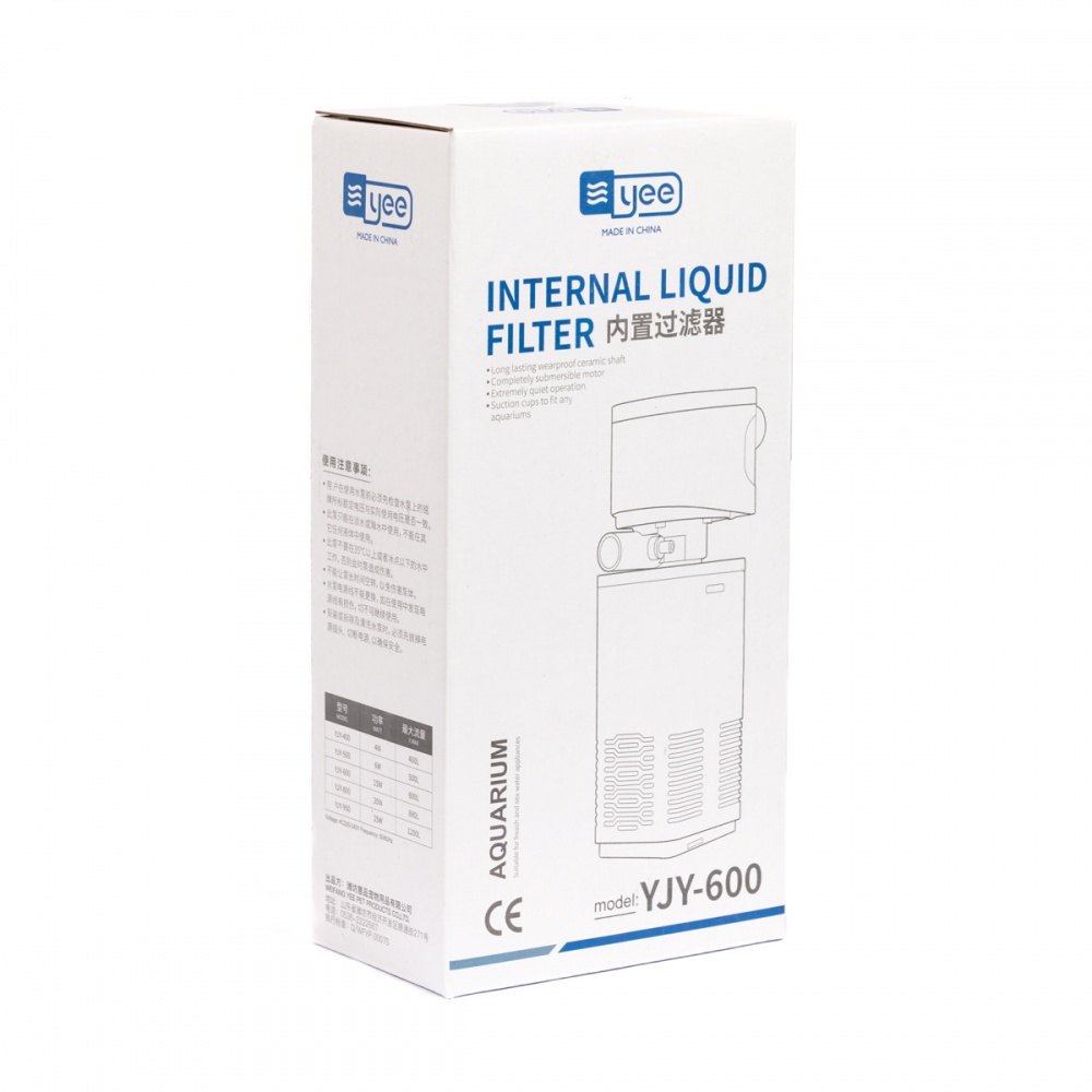 Фільтр внутрішній YEE 600 л/год 15 Вт