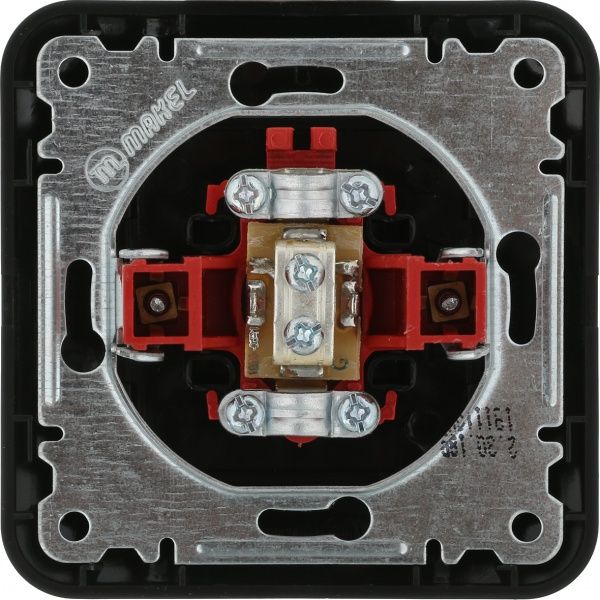 Розетка TV Makel Lillium Natural чорний