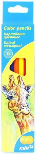 Олівці кольорові K15-050, 6 шт. KITE