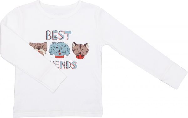 Пижама для мальчиков Фламинго Собачки р.98 молочный/с принтом 256-222-13 