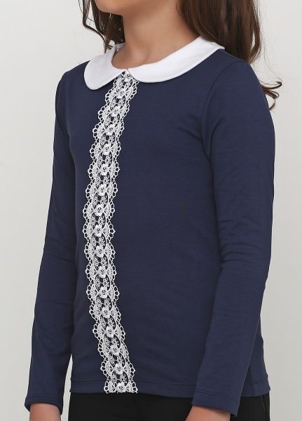 Кофта для девочек Vidoli G-19900W р.140 синий 