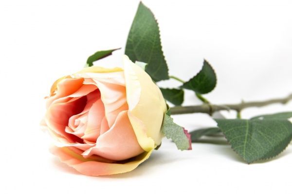 Растение искусственное Роза, 52,5 см, светло-розовая
