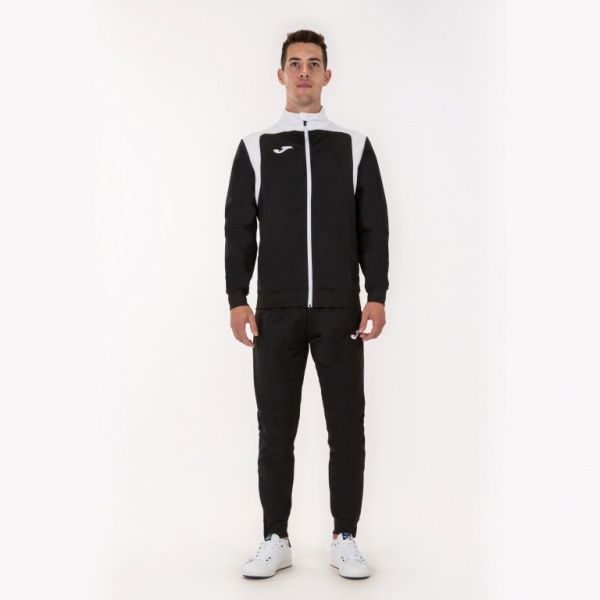 Спортивный костюм Joma TRACKSUIT CHAMPIONSHIP V BLACK-WHITE 101267.102 р. 3XS черныйбелый