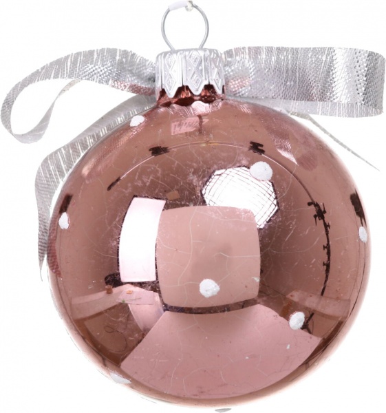 Шар новогодний символ года декупаж d 60 мм в ассортименте