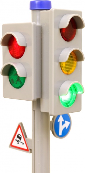 Ігровий набір Shantou міський світлофор 8.5х14х23 см блакитний 666-03Q