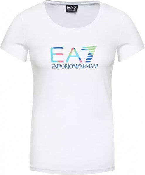 Футболка EA7 T-SHIRT 3KTT29-TJAPZ-1100 р.S білий