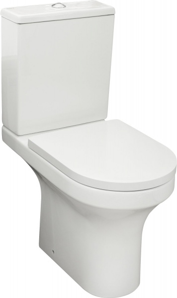 Унитаз-компакт EGO FUSION Rimless 3/6 л з сид. S/C Slim HTT-CIT37