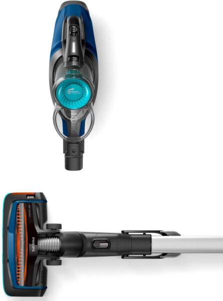 Пилосос акумуляторний Philips SpeedPro Aqua FC6718/01 black/blue 