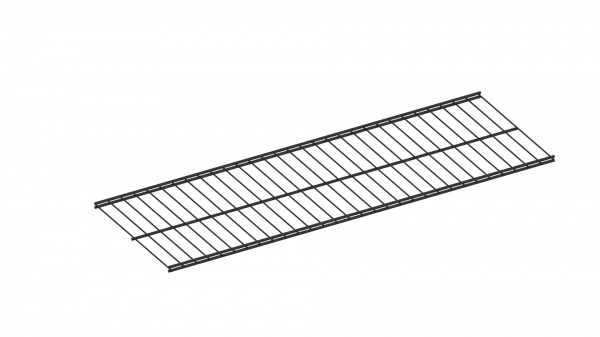 Полка-сетка Kolchuga 906 мм черный