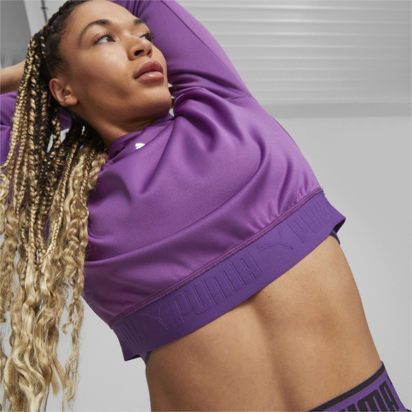 Джемпер Puma PUMA STRONG POWER FLEECE HOODIE 52387628 р.L фиолетовый