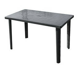 Стол пластиковый Marshall 70x120 см графит