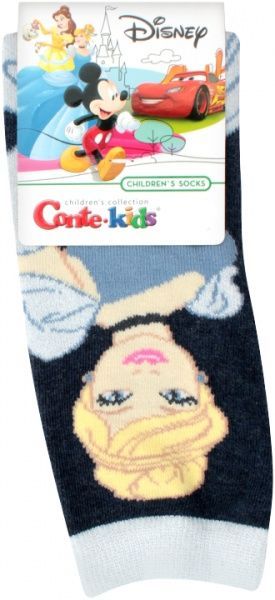 Носки детские Conte-Kids детские, CK DISNEY (принцессы) 388 17С-138СПМ р.18 темно-синий 