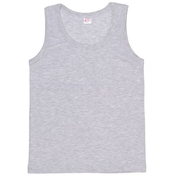 Майка дитяча для хлопчика Татошка Майка дитяча р.140 сірий меланж 