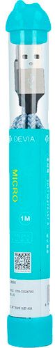 Кабель Devia Vogue USB - micro USB 1 м сірий (6938595301278) 