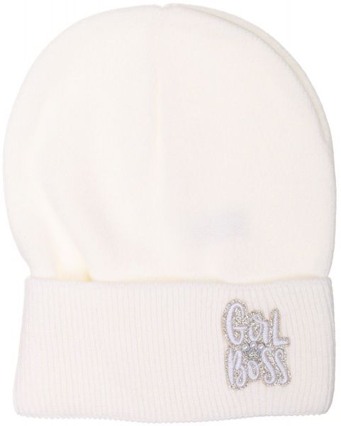 Шапочка дитяча для дівчинки Kraft+ арт. 2642 р.50-52 молоко 