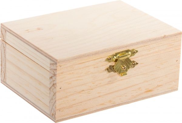 Шкатулка деревянная с замком 11x5x8 см Albero  