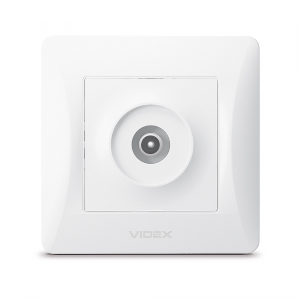 Розетка TV Videx Binera IP20 білий VF-BNSK1TVME-W