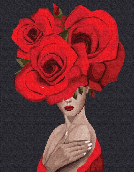 Картина за номерами Королева троянд PGX36694 40x50 см Brushme 