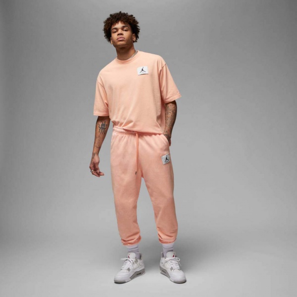 Брюки Nike M J ESS STMT WASH FLC PANT DR3089-885 р. 2XL оранжевый