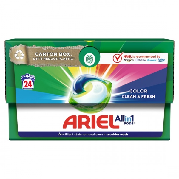 Капсулы для машинной стирки Ariel PODS All-in-1 Color 24 шт. 