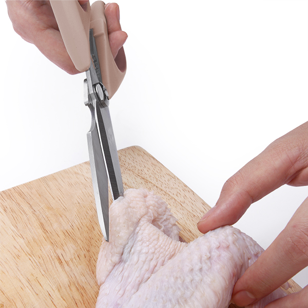 Ножиці універсальні Smart Kitchen by Flamberg з чохлом Affection Milk tea 22 см