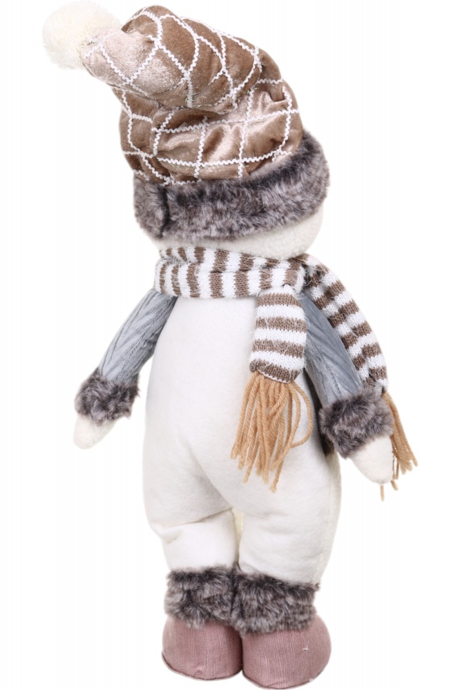 Декорация новогодняя Снеговик пузатик что стоит в ассортименте YH21804 58 см