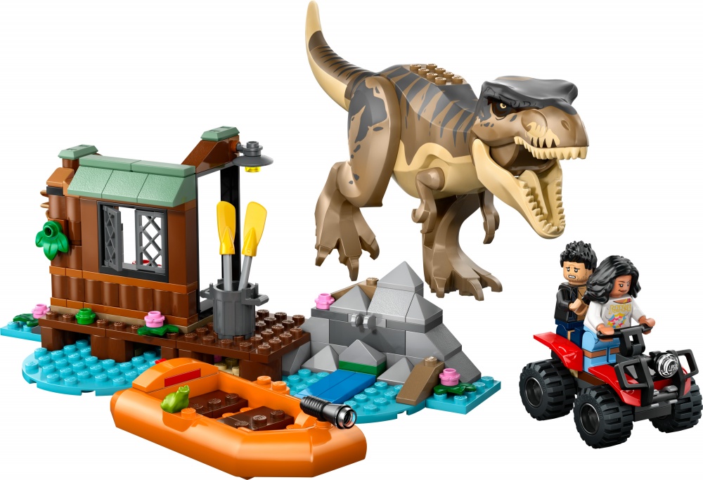 Конструктор LEGO Jurassic World Втеча річкою від тиранозавра 76975
