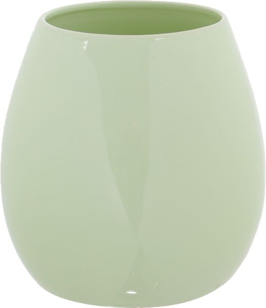 Ваза керамическая зеленая Капля UA 706-18 Eterna