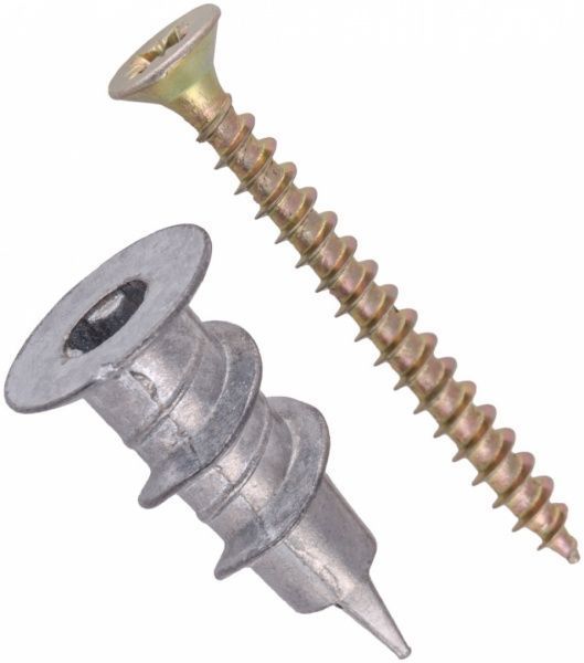 Дюбель для гипсокартона DRIVA с шурупом 10x30 мм 10 шт. Expert Fix