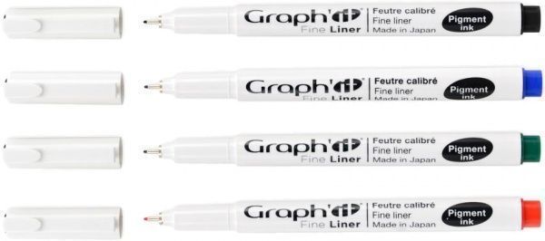 Набор линеров Graph'it Pouch 4 цвета GI43331 