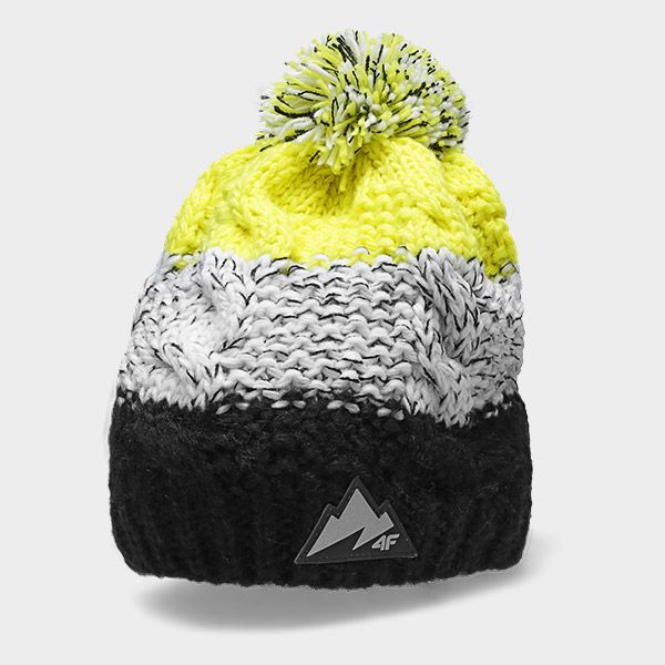 Шапка 4F J4Z20-JCAM213-72N OS лимонний