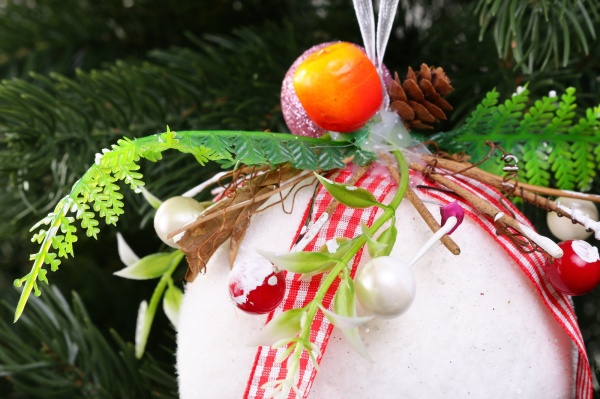 Куля новорічна HF20H0210 d 100 мм білий