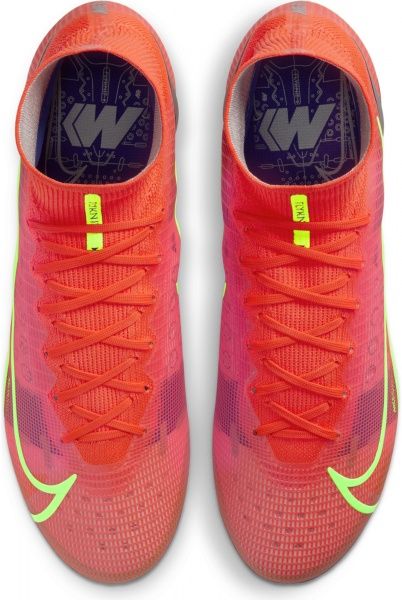 Бутси Nike MERCURIAL SUPERFLY 8 ELITE FG CV0958-600 р. US 10 червоний